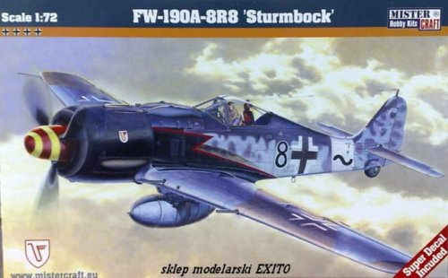 Go to product MISTERCRAFT C06 - 1:72 Focke Wulf Fw-190A-8R8 Sturmbock