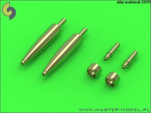 MASTER AM-48-103 - 1:48 Spitfire Mk.IXe/XVIe late rounded fairing for Hispano 20mm and Browning .50cal gun barrels