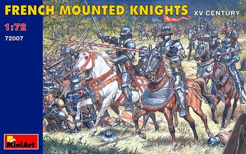 Go to product MINIART 72007 - 1:72 French Mounted Knights. XV Century