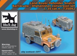 BLACK DOG T35092 - 1:35 Land Rover Defender Snatch Barracuda - Afghanistan conversion set