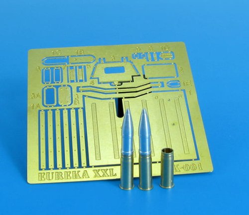 Go to product EUREKA XXL A-3509 - 1:35 Ammo set for 7,5 cm gun Sprgr.Patr.34 Kw.K.37/Stu.K.37 L/24