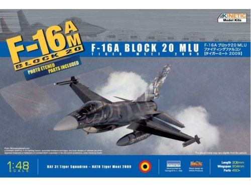 Go to product KINETIC 48036 - 1:48 F-16A Block 20 MLU Tiger Meet 2009