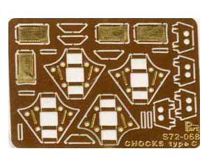 Go to product PART S72068 - 1:72 Chocks type C modern aircraft