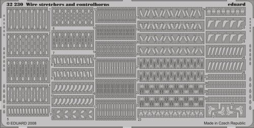 Go to product EDUARD 32230 - 1:32 Wire Stretchers & Controlhorns