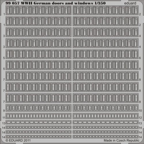 Go to product EDUARD 99057 - 1:350 WWII German doors and windows