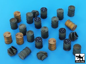 BLACK DOG T72025 - 1:72 Barrels accessories set