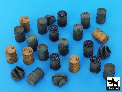 Go to product BLACK DOG T72025 - 1:72 Barrels accessories set