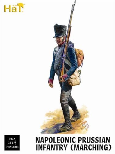 Go to product HAT 9317 - 1:32 Napoleonic Prussian Infantry Marching