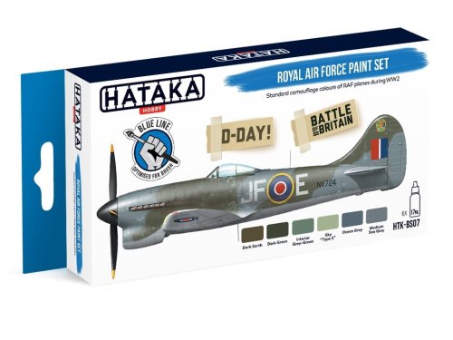 Go to product HATAKA BS07 - Royal Air Force paint set