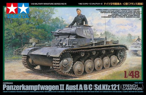 Go to product TAMIYA 32570 - 1:48 Pz.Kpfw II Ausf A/B/C French Campaign