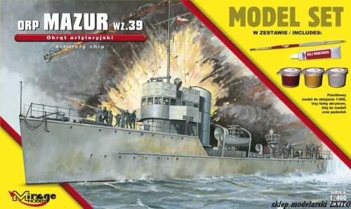 Go to product MIRAGE 840062 - 1:400 ORP Mazur 1939  - Model Set