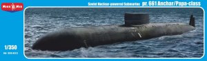 MIKROMIR 350033 - 1:350 Soviet Nuclear-powered Submarine pr. 661 Anchar/Papa-class