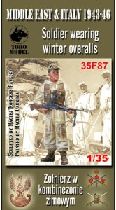 TORO MODEL 35F87 - 1:35 Middle East & Italy 1943-46 - Soldier wearing winter overalls