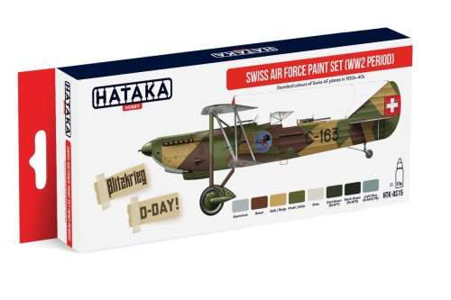 Go to product HATAKA AS15 - Swiss Air Force WW2 period paint set