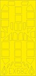 EDUARD EX582 - 1:48 Bf 109G classic canopy Tface