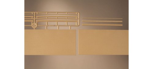 Go to product AUHAGEN 41207 H0 - Mury ceglane żółte ze zwieńczeniem