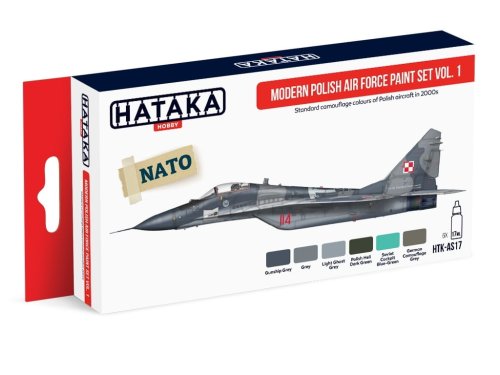 Go to product HATAKA AS17 - Modern Polish Air Force vol. 1 paint set