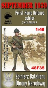 TORO MODEL 48F35 - 1:48 September 1939 Polish Home Defence soldier