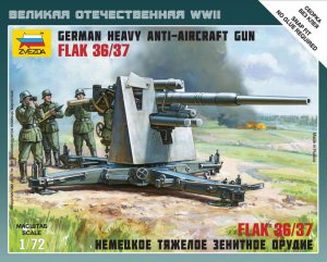 ZVEZDA 6158 - 1:72 German Heavy Anti-Aicraft Gun FLAK 36/37