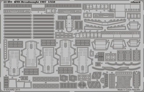 Go to product EDUARD 53091 - 1:350 HMS Dreadnought 1907