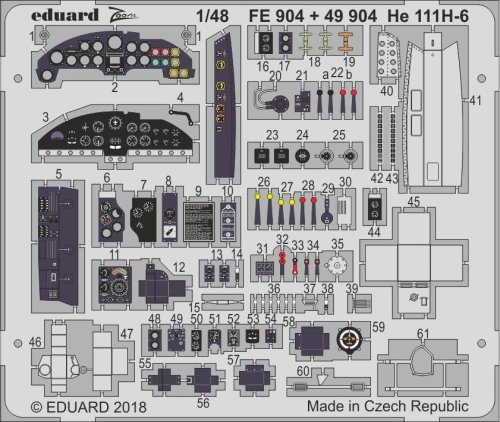 Go to product EDUARD FE904 - 1:48 He 111H-6