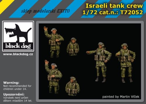 Go to product BLACK DOG T72052 - 1:72 Israeli tank crew