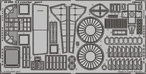 Go to product EDUARD 48696 - 1:48 S-3 exterior