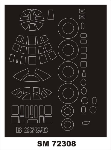 Go to product MONTEX SM72308 - 1:72 B-25C/D Mitchell