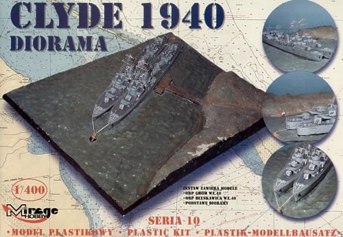 Go to product MIRAGE 40102 - 1:400 Clyde 1940 - diorama