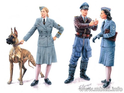 Go to product MASTER BOX 3557 - 1:35 Women at war - Luftwaffe Helferinnen