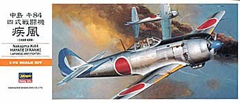 Go to product HASEGAWA A04 - 1:72 Nakajima Ki84 Hayate (Frank)