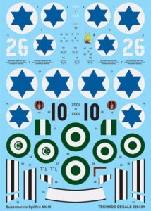 TECHMOD 32043 - 1:32 Supermarine Spitfire Mk. IX