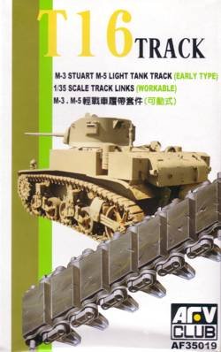Go to product AFV CLUB 35019 - 1:35 M3 Stuart T16 Track