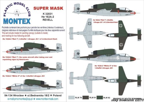 Go to product MONTEX K32031 - 1:32 He-162 A-2