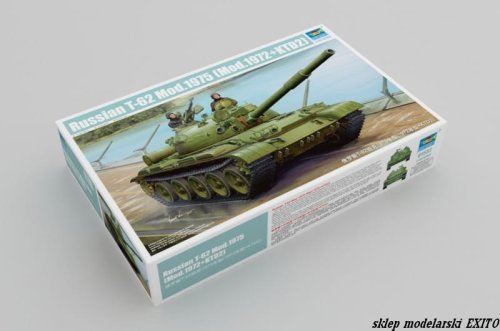 Go to product TRUMPETER 01552 - 1:35 Russian T-62 Mod.1975 (Mod.1972+KTD2)