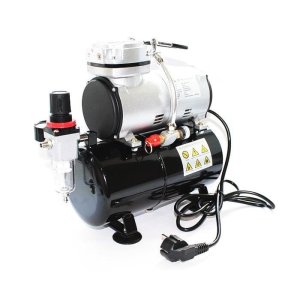 AMAZING ART 18857 - Airbrush Air Compressor with 3L air tank