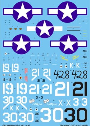 Go to product TECHMOD 32006 - 1:32 Grumman F6F-3 Hellcat