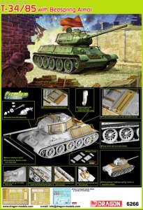 DRAGON 6266 - 1:35 T-34/85 with Bedspring Armor