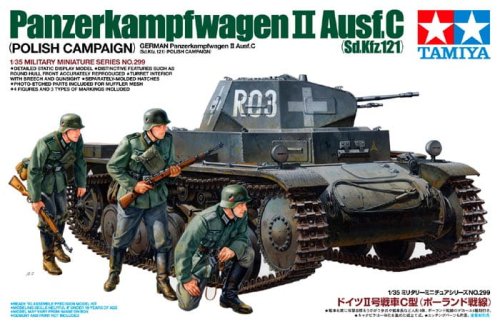 Go to product TAMIYA 35299 - 1:35 Pz.Kpfw. II Ausf.C (Sd.Kfz.121) Polish Campaign