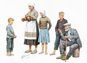 MASTER BOX 3588 - 1:35 Eastern Region Peasants