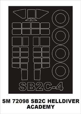 Go to product MONTEX SM72098 - 1:72 SB2C Helldiver