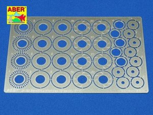 ABER 24023 - 1:24 Standard slotted discs brakes dia. 13mm