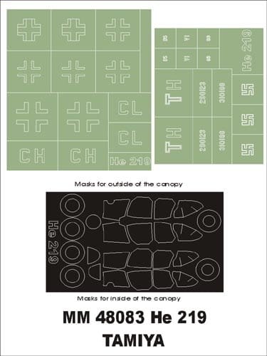 Go to product MONTEX MM48083 - 1:48 Heinkel He-219