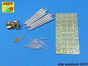 ABER 200L-05 - 1:200 Set of barrels for HMS Rodney or Nelson 406mm x 9, 152mm x 12, 102mm x 6