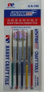U-STAR UA90650 - Diamond files 5 pcs, grit: 180