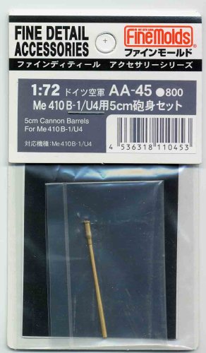 Go to product FINE MOLDS AA45 - 1:72 5cm Cannon Barrels For Me410 B-1 / U4