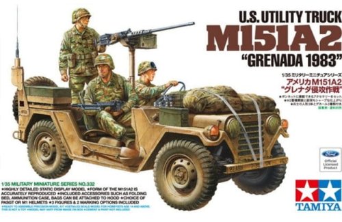 Go to product TAMIYA 35332 - 1:35 M151A2 US Utility Truck - Grenada 1983