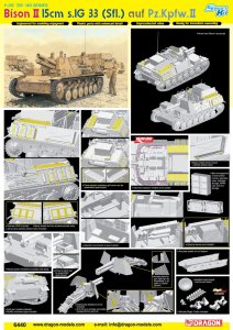DRAGON 6440 - 1:35 Bison II 15cm s.IG33 (Sfl.) auf Pz.Kpfw.II
