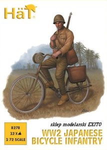 HAT 8278 - 1:72 WW2 Japanese Bicycle Infantry