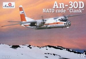Go to product AMODEL 72223 - 1:72 Antonov An-30D NATO code Clank